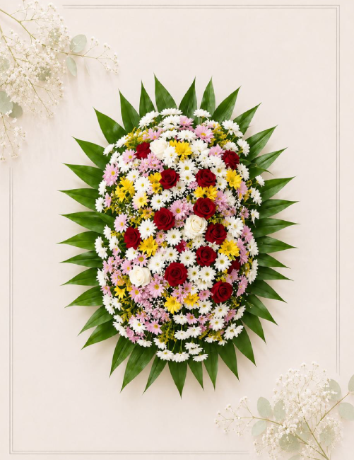 Coroa Nobre — coroa de flores para velório em Londrina
